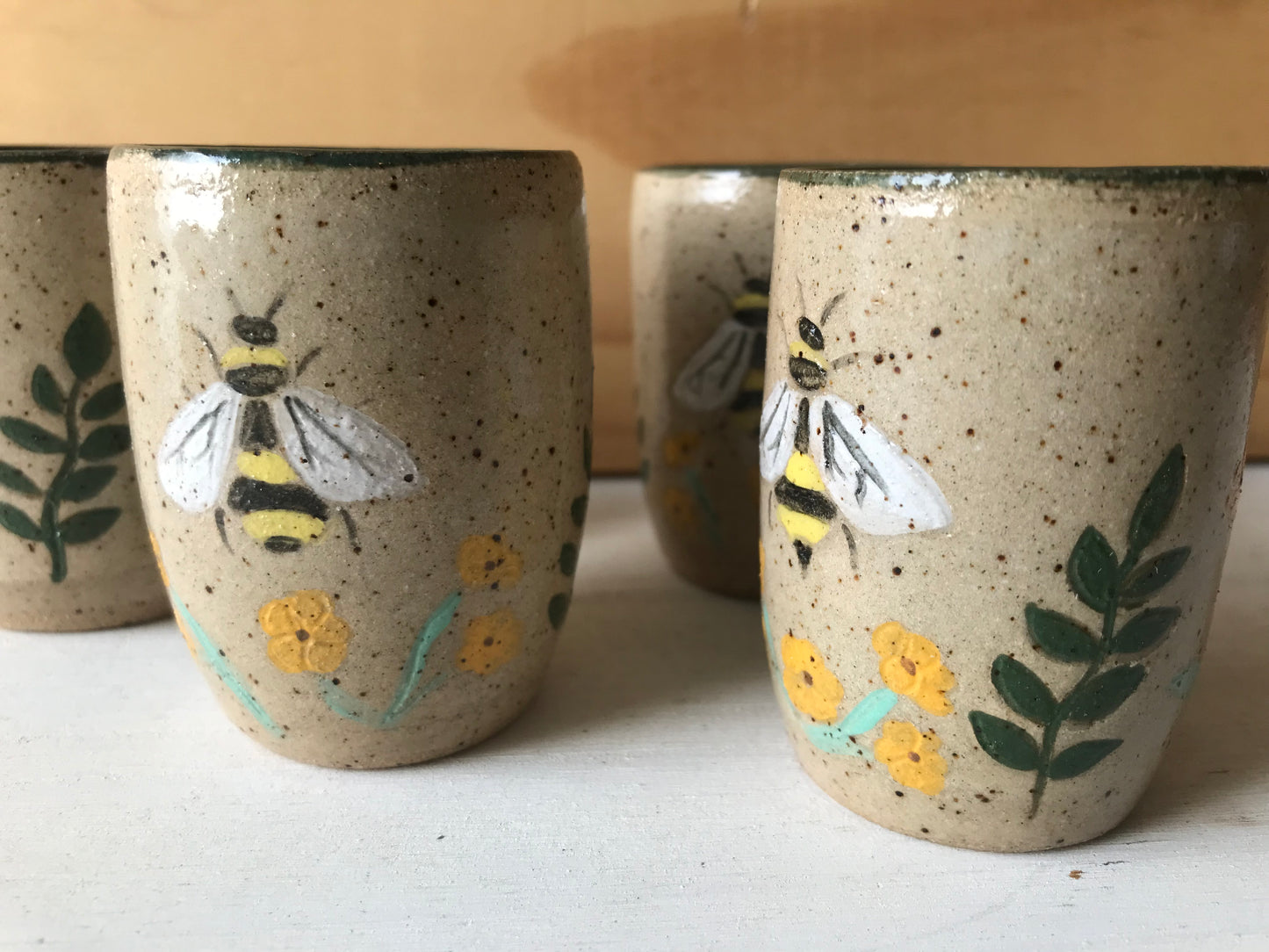 Bee shot glass set