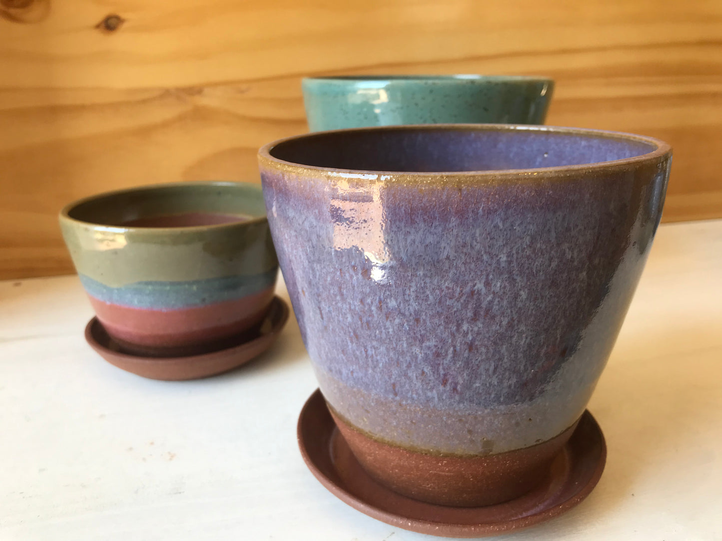 Planter with saucer