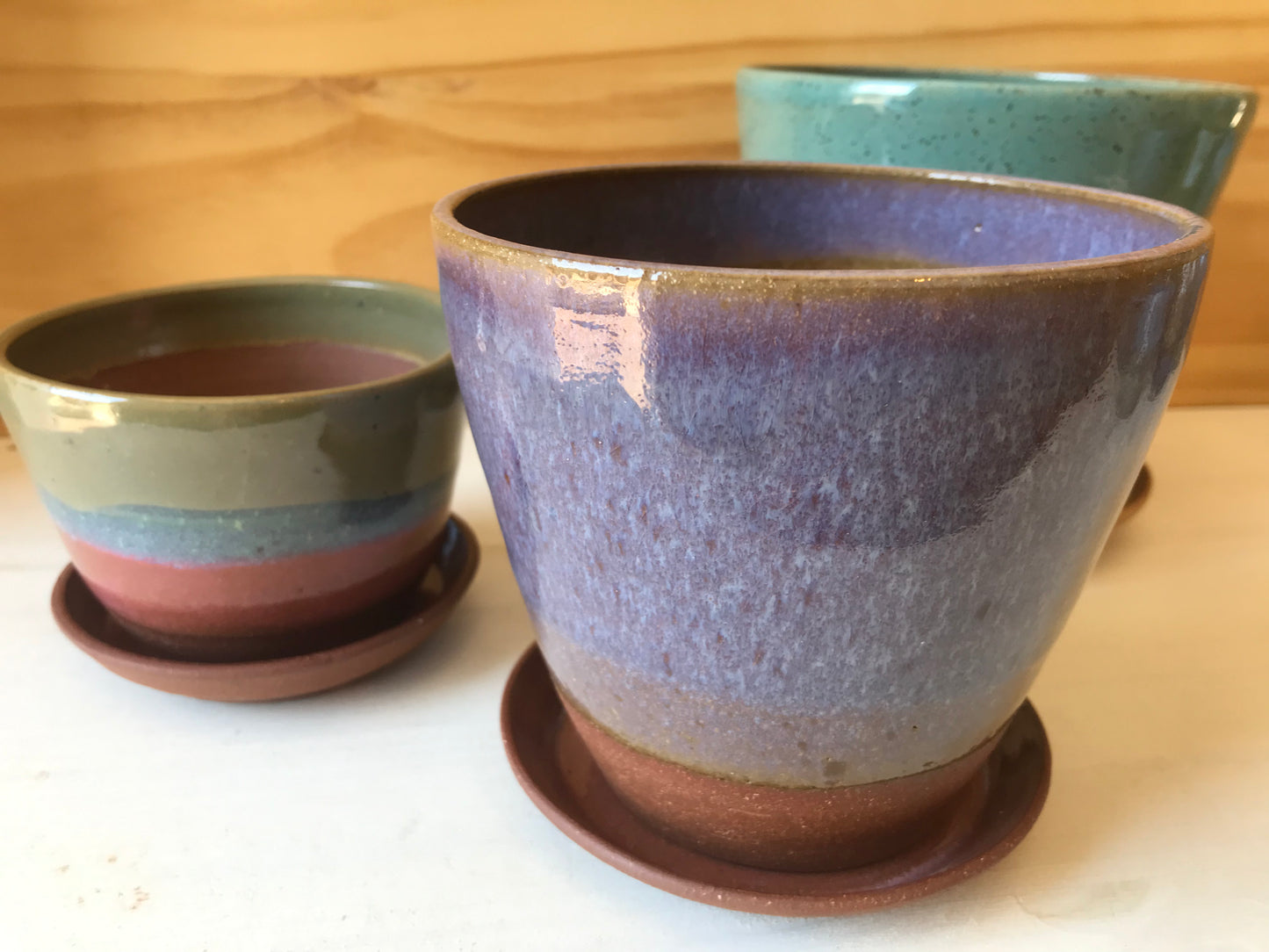 Planter with saucer