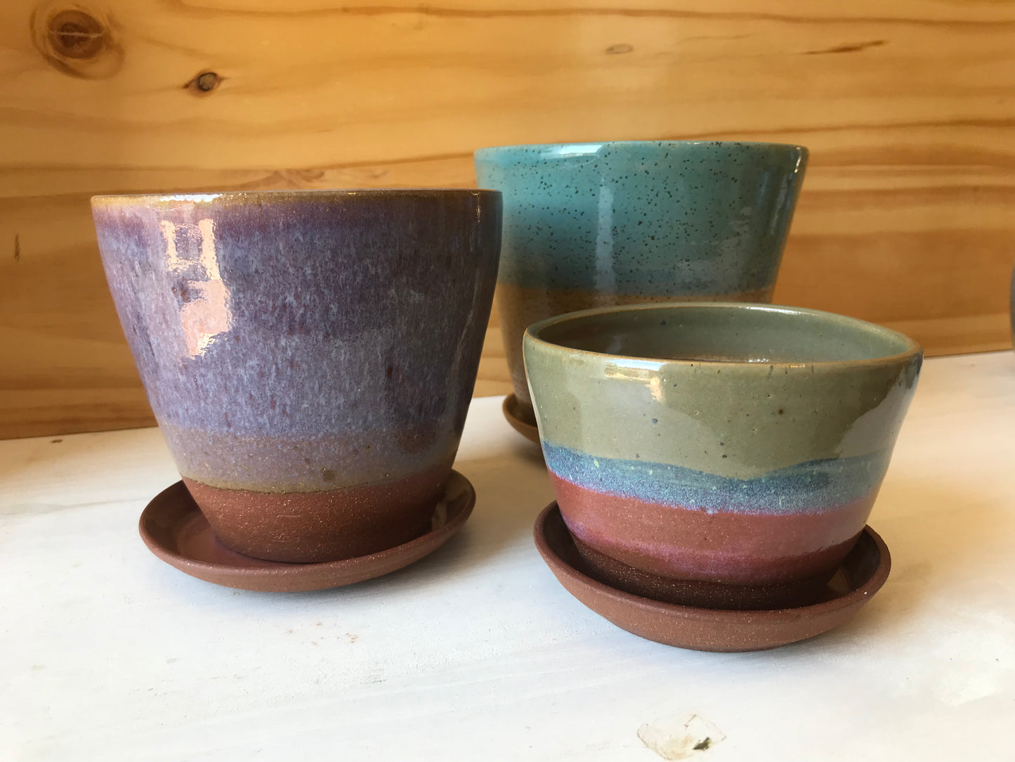 Planter with saucer