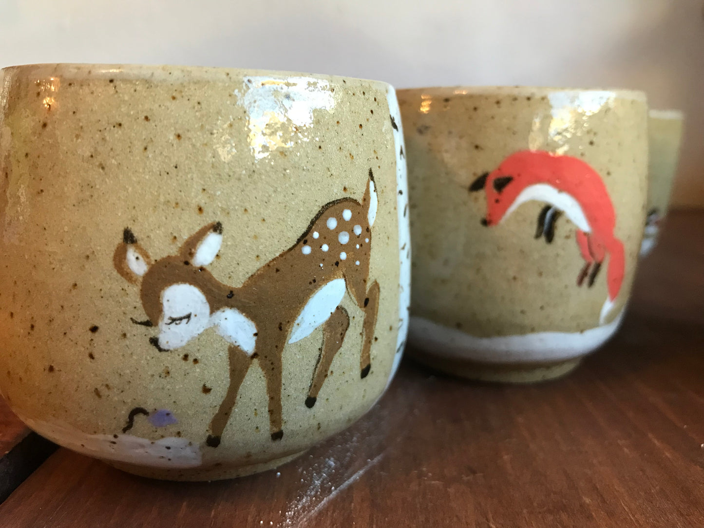 Winter theme cups
