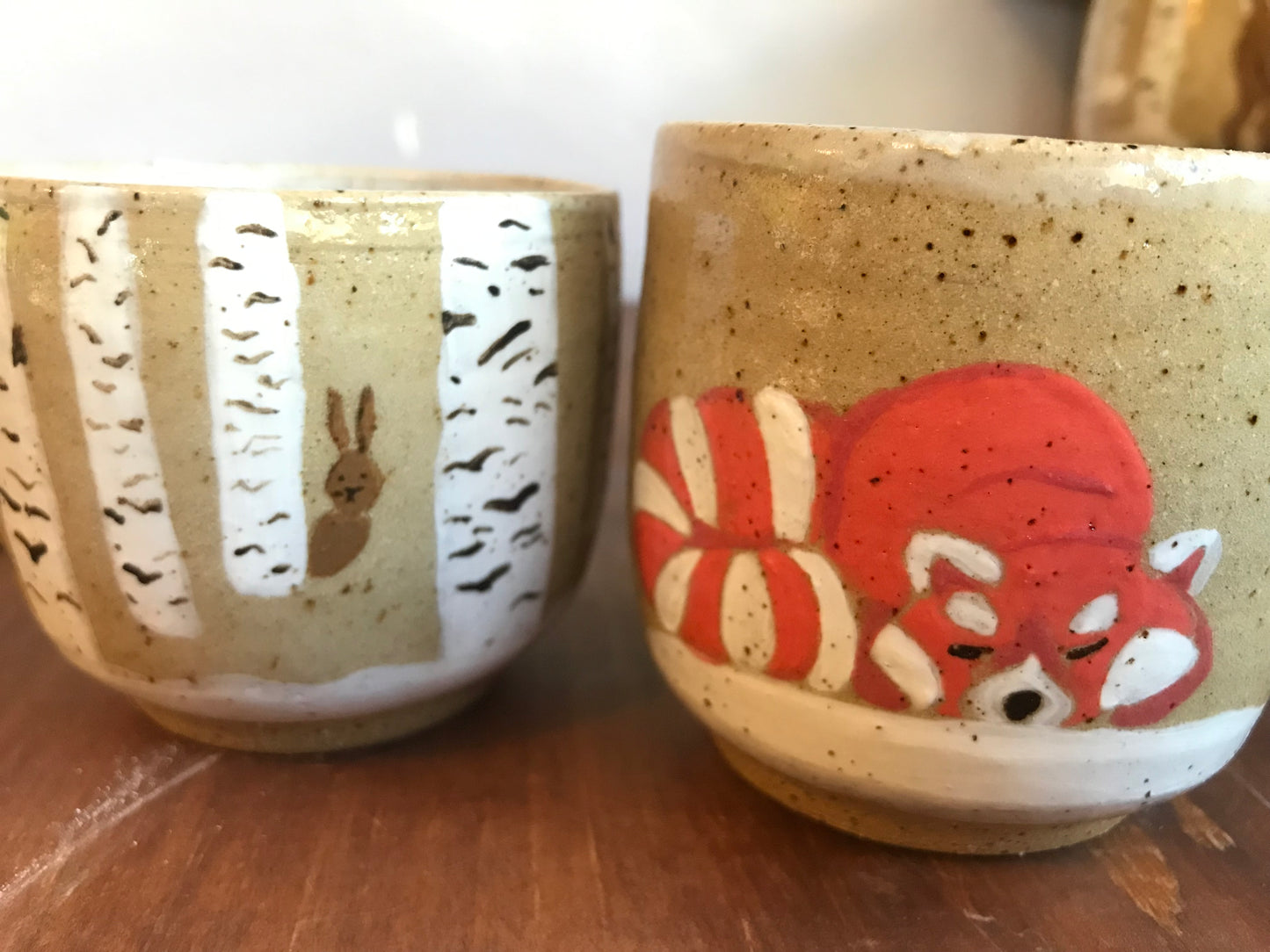 Winter theme cups