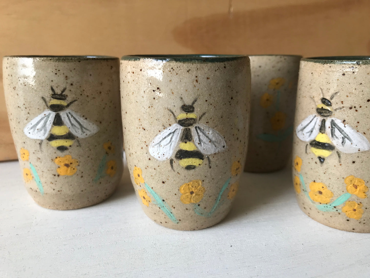 Bee shot glass set