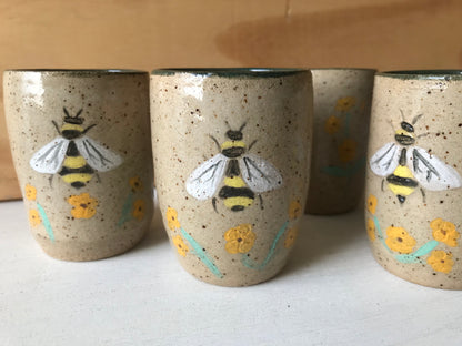 Bee shot glass set
