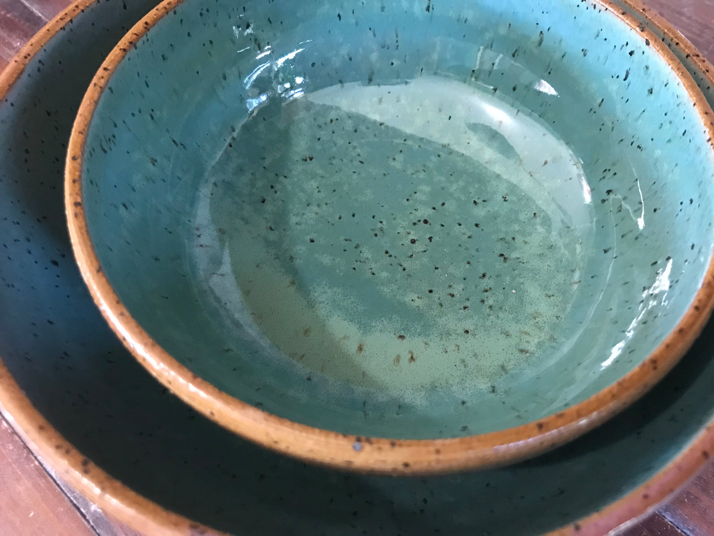 Turquoise Salad Bowls
