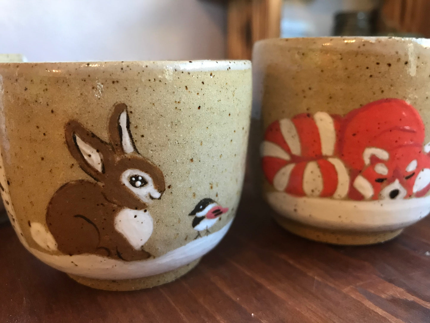 Winter theme cups
