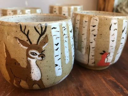 Winter theme cups