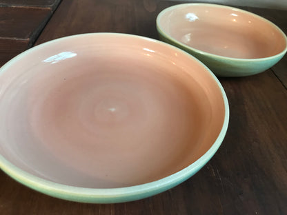 Blush pink bowl set
