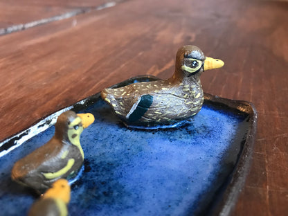 Duckling incense holder